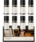VINEVIDA [Set of 8] Posh Scents for Candle Making, Made in USA Candle Fragrance Oil, Soap Making Essential Oils, Diffuser Oil Scents