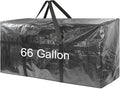 Demao 66 Gallon Extra Large Moving Bag，Black Heavy Duty Storage Bag with 2-Way Zipper&Full Surround Handle,Waterproof & Dustproof Totes for Storage,Moving & Travel -1 Pack