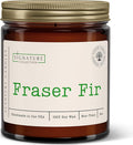 Fraser Fir Pine Scented Candle, Many Scents to Choose from, Christmas Tree Scented, All Natural Non-Toxic Soy Wax, Handmade in The USA (Fraser Fir)
