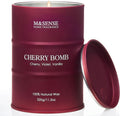 M&SENSE Cherry Bomb Scented Candles, Sweet Candle for Home Scented, Natural Soy Wax Cherry Blossom, Gifts for Women Mom, 11.3 oz 70 Hours Burn