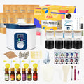 Complete Candle Making Kit with Wax Melting Pot Temperature Controlled, Wax Making Kit for Candles with Digital Warmer, Products to Make Scented Candles at Home