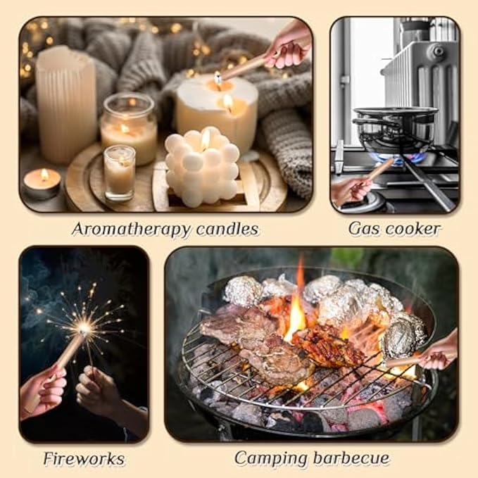 Electric Lighter, Pulse Ignition, Battery Level Display, Safety Switch, Type-C Charging, Suitable for Candles and Gas Stoves.(Red)