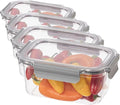 Oggi Clarity Leak-Proof Airtight Food Storage Container - Ultra clear, BPA free, Sealable Container with Lid, Ideal for kitchen storage, Kitchen Organization, Perfect Meal Prep Containers. 42oz/1.2lt