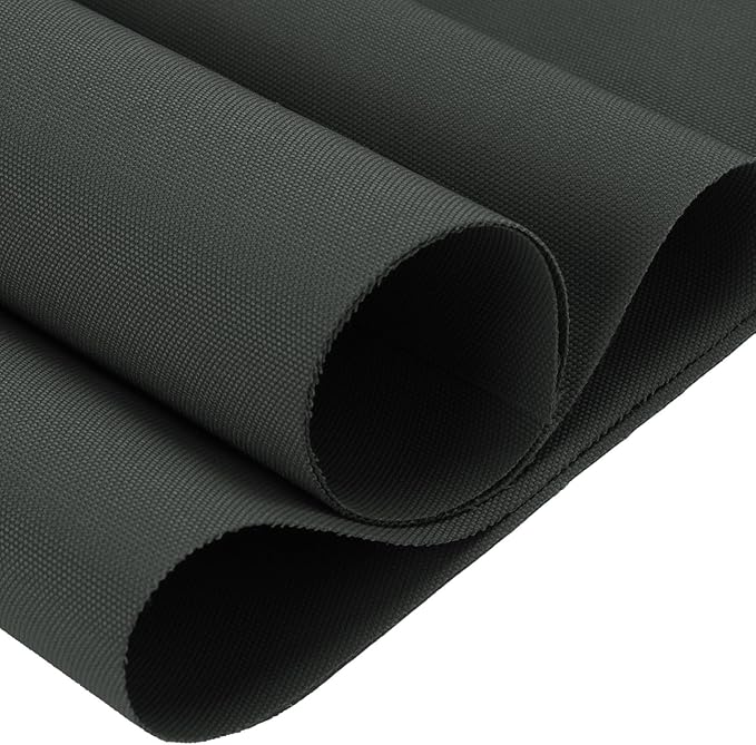 Thickened Waterproof Canvas Fabric by The Yard 1200D 58" W Outdoor Upholstery Material Heavy Duty Fabric Water Resistant Sewing Material for Chair Patio Cushion Purse Bag 3 Yard Grey