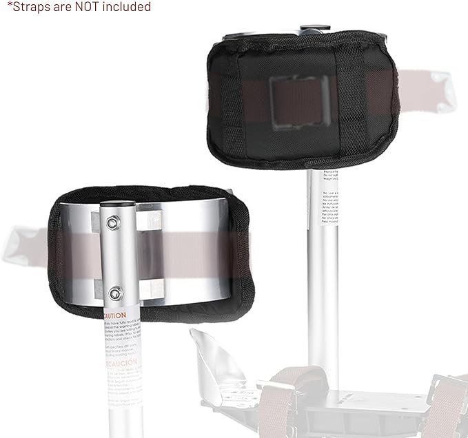 Yescom Drywall Stilt Knee Pads Replacement Kit Comfortable for All Day Wear Work with Leg Straps Painting Accessories YES0497
