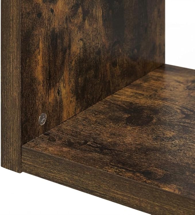 Furnifact Amber Pine Bookcase with Sleek Wood Finish, Minimalist Design, Durable Construction, Suitable for Modern Living Spaces