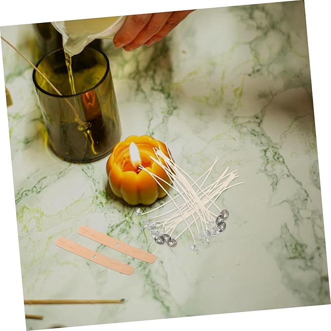 Beaupretty 1Set DIY Candle Making Kit with Wax Wicks Sticks for Creative Projects Versatile Supplies for Handmade Scented Candles for Adults Special Occasions