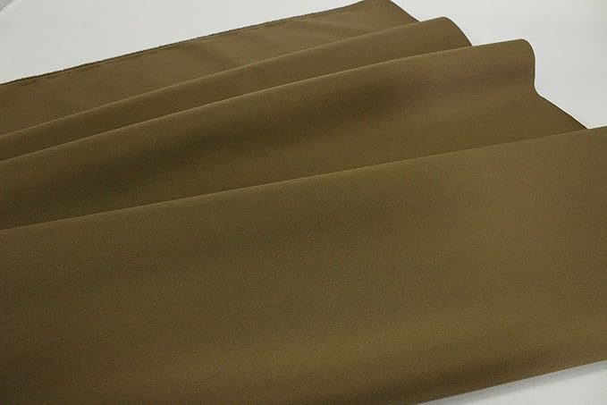 Mybecca Waterproof Canvas Marine Fabric 600 Denier Indoor/Outdoor PU Backing UV Protector Coyote Brown Mocha 1 Yard