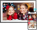 Frameo 10.1 Inch Digital Picture Frame，WiFi Electronic Frame，1280 * 800IPS HD Touch Screen， Smart Digital Photo Frame,32GB Storage, Wall Mountable, Share Instantly, Birthday Gifts for Women, Mom