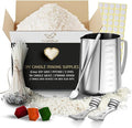 CraftBud 108 Piece DIY Soy Candle Making Kit for Adults & Kids, Include 12.4Oz Soy Wax, Wax Melter, Wicks, Dyes & More