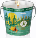 M&SENSE Citronella Candles Outdoor, Citronella Eucalyptus Scented Candle 19.4 oz,Eucalyptus Lemongrass Candle Outdoor,Lemongrass Summer Citronella Candles for Patio Camping, 110 Hours Burn