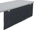 VIVO Black 48 inch Under Desk Privacy and Cable Management Organizer Sleeve, Wire Hider Kit Panel System, DESK-SKIRT-48