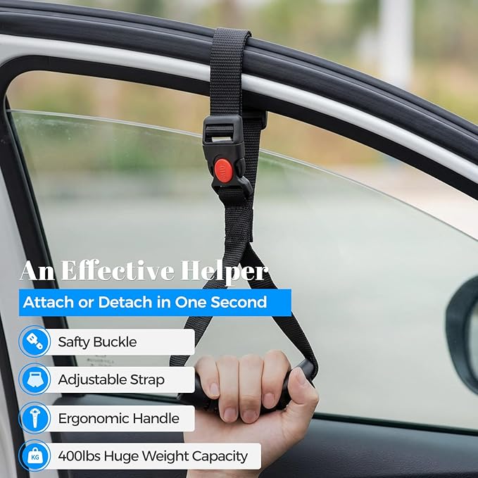 Car Door Handle for Elderly Mobility Car Handle Assist Multifunction Automotive Grab Handles Car Cane for Seniors and Handicapped