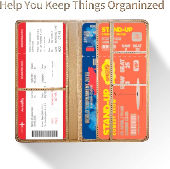 Car Registration and Insurance Card Holder - Leather Vehicle Glove Box Automobile Documents Paperwork Wallet Case Organizer for ID, Driver's License, Key Contact Information Cards