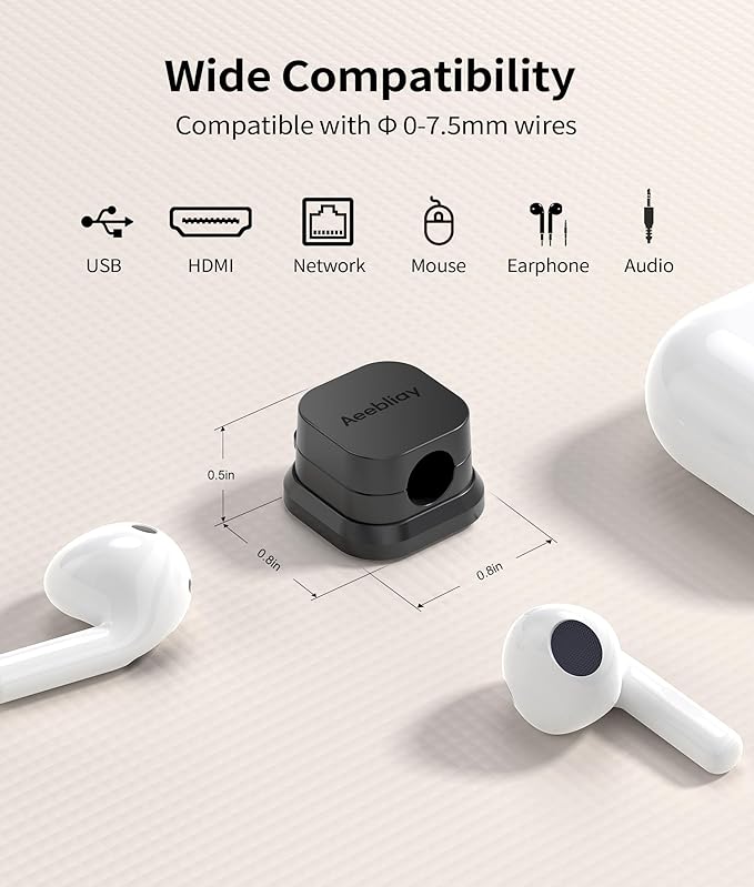 9 Pack Magnetic Cable Clips Cord Organizer,Desk Cable Management Accessories,Cord Clips,Adhesive USB Wire Holder Keeper Organizer for Home Office Desk Phone Car Wall Desktop Nightstand cable organizer