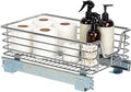 Household Essentials Glidez Chrome-Plated Steel 1-Tier Sliding Under Sink Cabinet Organizer, Chrome