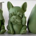 Dog Cylinder Candle & Resin Mold - Resin Casting Silicone Molds for Home Decor & Candle Making Wave Spiral Mold