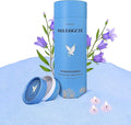Azure Whisper Pearled Candle – 18 Oz Blue Bell Scented Sand Candles with 30 Wicks | Refillable Blue Wax Long-Lasting Powder 120 Hours Clean Burning for DIY