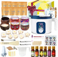 Handnatur Digital Candle Making Kit for Adults with Wax Melting Pot, 6 Candle Jars & Tealight Cups, DIY Wax Melts Kit for Beginners & Pros