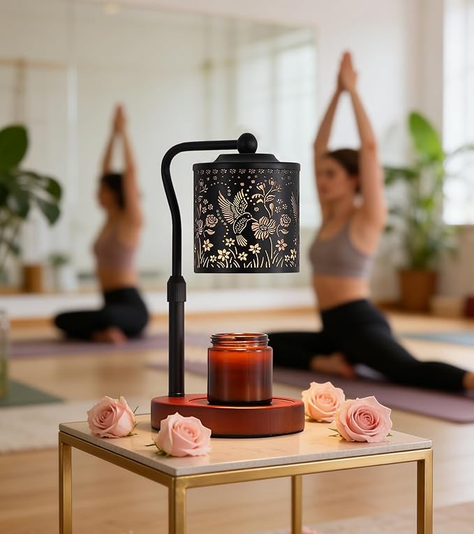 MEIXISUE Candle Warmer Lamp with Timer, Bird Candle Warmer Lamp with Jar Candles,Wax Melt Warmer for Housewarming Gift, Birthday Mother's Day Valentines Gifts for Women,Mom,Sister,Bedroom Decor