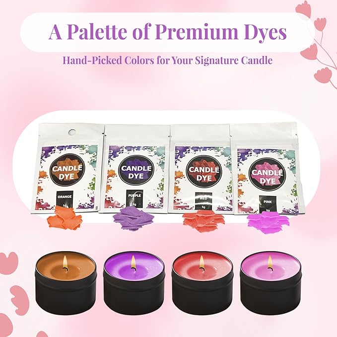Soy Wax & Jelly Wax 2-in-1 Candle Making Kit – Complete DIY Candle Making Kit with Wax Melting Pot, 6 Scents, 4 Colors & Tools – Create Hands-On Memories, Crafted for Hobbyists & Personalized Gifting