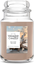 Yankee Candle Seaside Woods Scented Candle, 22oz Large Jar with up to 150 Hour Burn Time, Giftable