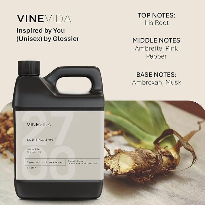 VINEVIDA [32oz] You (Unisex) Fragrance Oil for Candle Making - Natural Candle Oil Scents - Soap Making Essential Oil - Made in USA