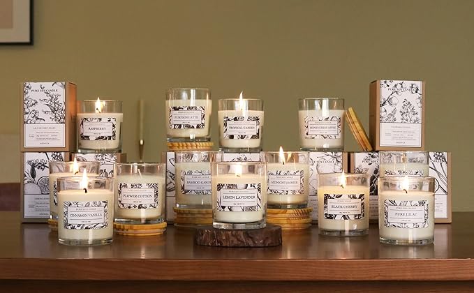 Aronica Raspberry Candle, Baby Shower Game Winner Gifts, Fruit Scented Soy Candles for Home, Fall Candles Bestfriend Gift, House Wax, Energizing Candle for Woman