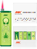 MK Wind Proof Jet Flame Lighters, 5PCS Striking Design, Ideal as Lighters for BBQ, Camping, Outdoor use, utane Refillable Wind-Resistant Flame,(Connection-5PC)
