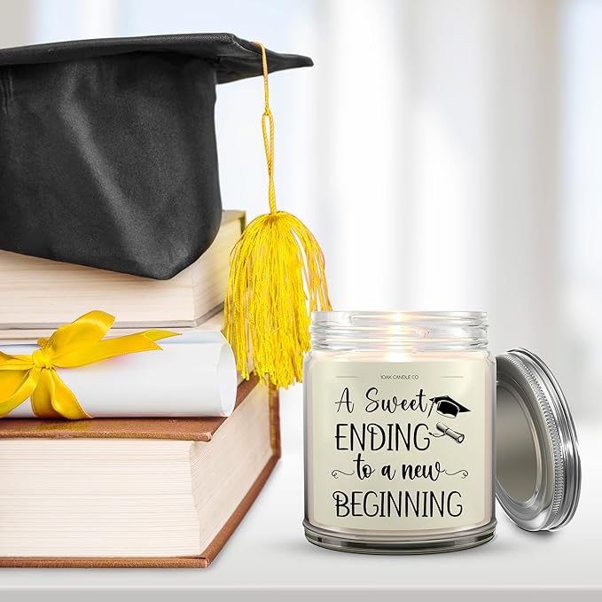 1OAK Graduation Candle - 2026 Graduation Gifts for Her, Him - College, High School Senior 2026 - Vanilla Scented Candles Gifts for Women