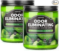 AOOVOO Green Apple 2 Pack Odor Eliminating Highly Fragranced Candle - Eliminates 95% of Pet, Smoke, Food, and Other Smells Quickly, Air Freshing Soy Candle, Up to 100 Hours Burn time