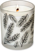 Hemlock Park Frosted Jar Wood Wick Candle Handcrafted with Natural Coconut Wax (Standard 7.2 oz, Foxtail Fir)
