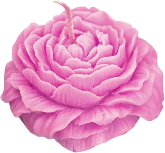 DIY Scented Peony Flower Candle (Red)