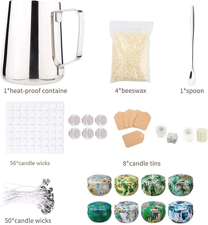Manufacture Scented Candles, Candle Making Kit, DIY Wax Candles Manufacturing Craft Supplies for Beginners TH0JY-1210