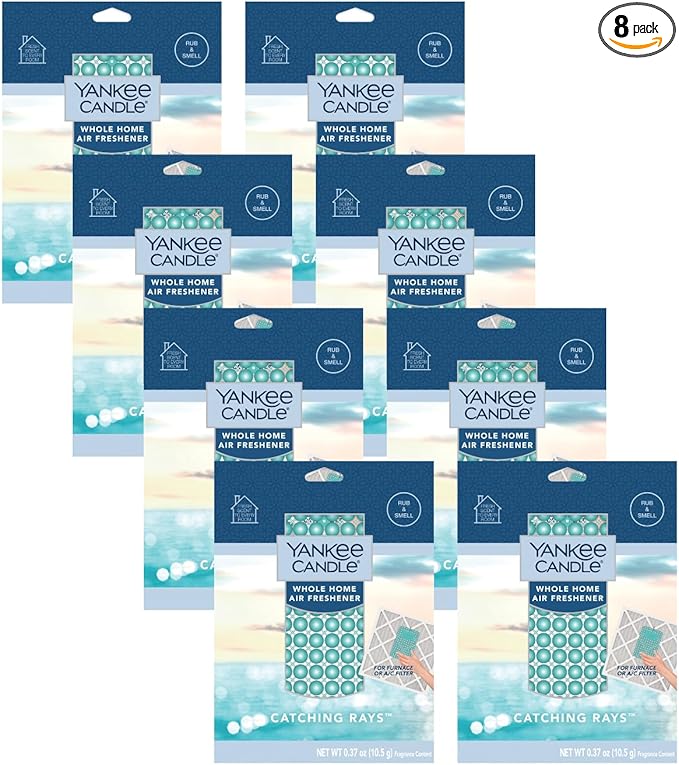 Yankee Candle Whole Home Air Freshener (Pack of 8, Catching Rays)