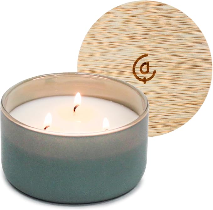 Evergreen & Eucalyptus 3 Wick Scented Candle