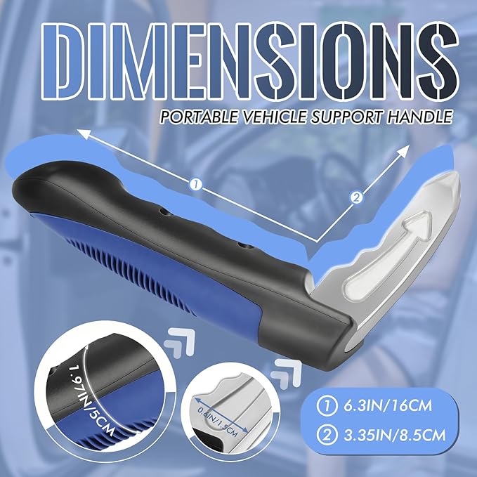 Car Door Handle for Elderly Car Handle Assist Support, Portable Auto Grab Handles for Handicap Seniors