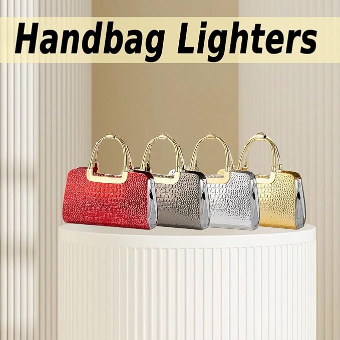 Cute Pretty Lighter - Soft Flame, Unique for Women, Candles, Camping, BBQ (No Butane Fuel) (08#)