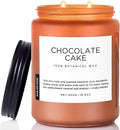 M&SENSE Chocolate Layer Cake Scent Candles, Large Natural Soy Wax 110 Hours Burn Time Clean Non Toxic Scented Classic 2 Wicks Candle 19.4oz for Home Office