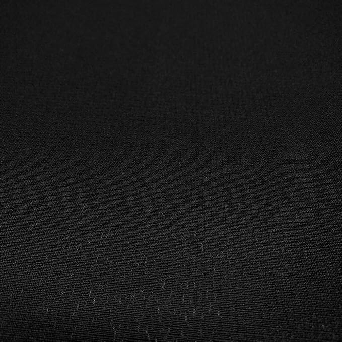 Ottertex® Polyester Ripstop Fabric (DWR) 200 Denier 6.6oz 58/60" Wide Waterproof Tent Water Repellent Dustproof Airtight Inflatable Flag Tarp Cover Excellent Fabric for Kites (Black, 5 Yard)