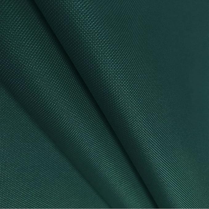 Foreate Waterproof Canvas Fabric by The Yard 600D Upholstery Fabric for Chairs 58" Wide Indoor Outdoor Water Resistant Canvas Polyester Material Sewing DIY Cloth, 1 Yard Green