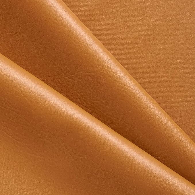 Ottertex Vinyl Fabric Faux Leather Pleather Upholstery 54" Wide by The Yard (10 Yard, Gold)