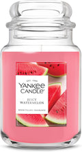 Yankee Candle Juicy Watermelon Scented Candle, 22oz Large Jar with up to 150 Hour Burn Time, Giftable