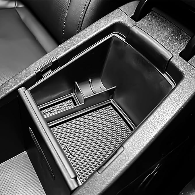 YEE PIN for 2023 NIRO SG2 Console Tray 2023 NIRO SG2 Center Console Organizer fit for 2022 2023 NIRO SG2 Accessories 2022 NIRO EV Tray Organizer 2022 NIRO SG2 Storage Box Insert Tray(Black Mat)