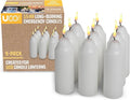 9-Hour White Candles for UCO Candle Lanterns, Long-Burning Candles for Outdoor, Camping, Prepping Supplies and Emergency Preparedness