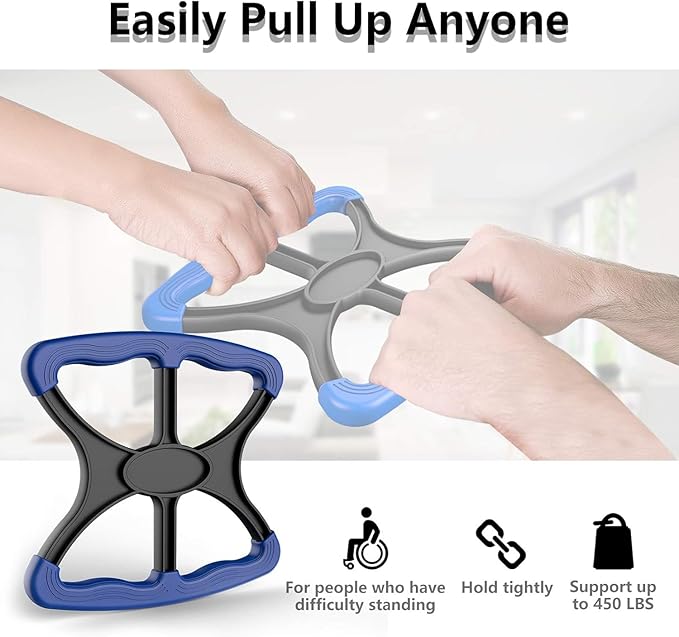 Lift Standing Aid, Portable Lift Assist - Handicap Bar Portable Lift Aid, with Non-Slip Handle, Bariatric, Disabled, Paramedic, Therapist, Nurse Elderly Liberty Lift Handle.