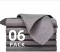 6 Pack Thickened Magic Cleaning Cloths, 30x30cm Reusable Microfiber Cleaning Rags, Lint-Free Streak-Free Cloth for Windows, Glass, Mirrors, Kitchen, Car