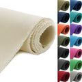 Thickened Waterproof Canvas Fabric by The Yard 1200D 58" W Outdoor Upholstery Material Heavy Duty Fabric Water Resistant Sewing Material for Chair Patio Cushion Purse Bag 5 Yard Ivory