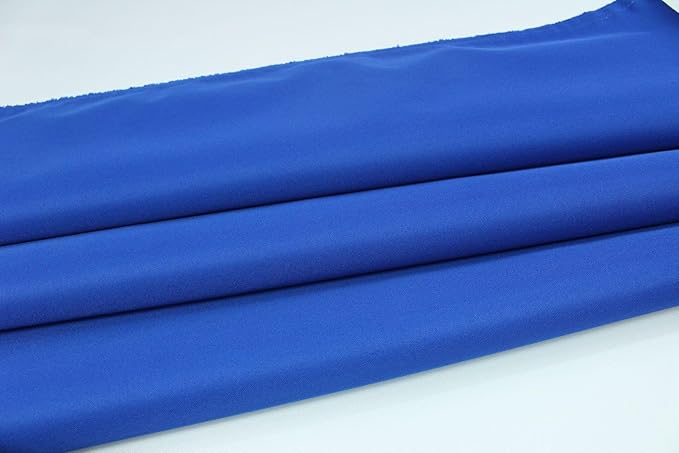 Mybecca Waterproof Canvas Marine Fabric 600 Denier Indoor/Outdoor PU Backing UV Protector Royal Blue 5 Yards