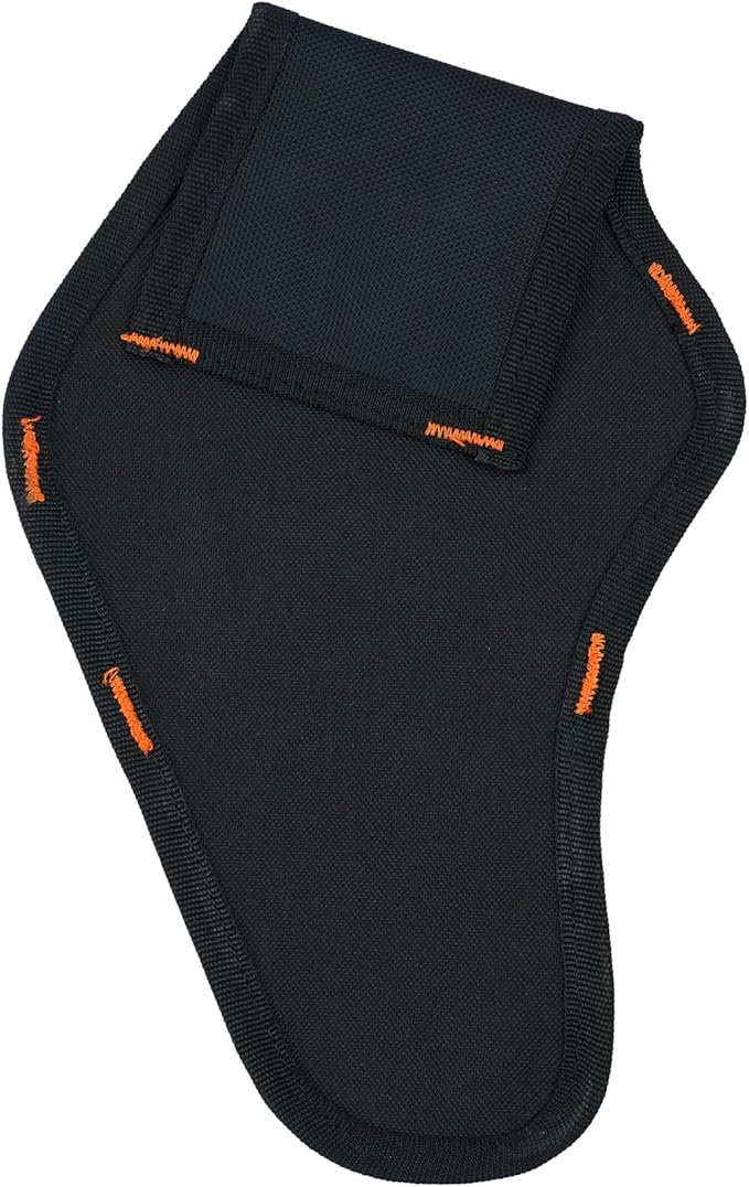 Zeluga 20-395 Heavy Duty Impact Driver Ballistic Poly Holster with Adjustable Strap and Quick Release Buckle, Orange/Black